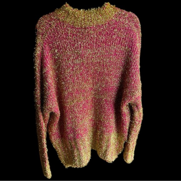 OVERSIZED TINSEL SWEATER - NWT - S/M - Picture 2 of 4